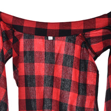 Women Casual Loose Long Plaid Blouses Sleeveless Split Shirts Lapel Tops Cardigan Coats J4U66