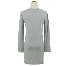 women casual t-shirts letter print long sleeve tops tee round neck women long t-shirts plus size grey black J4U66