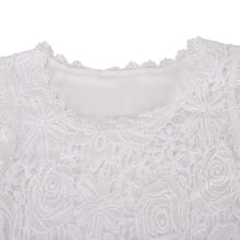 Women Cotton Knitted Lace Sleeveless Tank Tops Plus Size Causal Lace Tops Women Pullovers Black White S-XXL J4U66