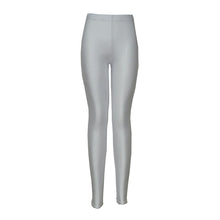 Faux Leather Stretchy Skinny Leggings Slim High Waist Pants J4U66