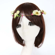 Fashion Women Girls Bridal Flower Crown Headband Wedding Prom Beach Floral Garland Hairband PE3 J4U66