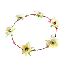 Fashion Women Girls Bridal Flower Crown Headband Wedding Prom Beach Floral Garland Hairband PE3 J4U66