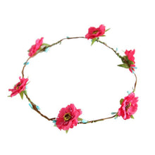 Fashion Women Girls Bridal Flower Crown Headband Wedding Prom Beach Floral Garland Hairband PE3 J4U66