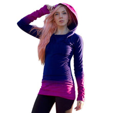 Hoodies Shirts Vogue Hooded Coat Sweatshirts Long Sleeve Jumper Tunic Lady Tops S-XL J4U66