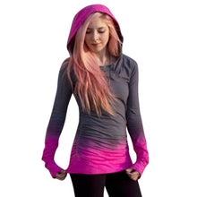 Hoodies Shirts Vogue Hooded Coat Sweatshirts Long Sleeve Jumper Tunic Lady Tops S-XL J4U66