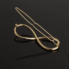 Women Infinity Gold Barrette Hairpin Hair Clip Headband For Women Perfect Gift J4U66