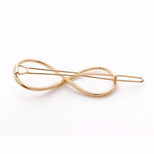 Women Infinity Gold Barrette Hairpin Hair Clip Headband For Women Perfect Gift J4U66