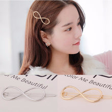Women Infinity Gold Barrette Hairpin Hair Clip Headband For Women Perfect Gift J4U66