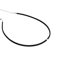 Women Jewelry Black Tattoo Choker Necklace Choker Chunky Bib Statement Necklace Elastic Adjustable For Patty J4U66