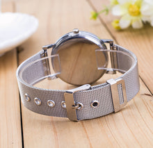 Fashion Women Ladies Crystal Gold Mesh Band Bracelet quartz Wrist Watch relogio feminino montre femme J4U66