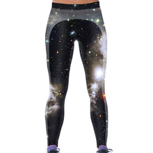 women leggings digital galaxy print elastic high waist leggings stretchy skinny jeggings for women leggins J4U66