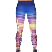 women leggings digital galaxy print elastic high waist leggings stretchy skinny jeggings for women leggins J4U66