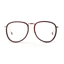 women men retro nerd glasses metal frame clear lens eyewear  spectacles eyeglasses J4U66