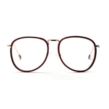 Men Retro Nerd Glasseetal Frame Clear Lens Eyewear Brand Designer Spectacles Eyeglasses J4U66