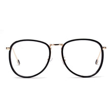 women men retro nerd glasses metal frame clear lens eyewear  spectacles eyeglasses J4U66