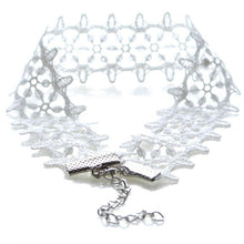 women retro tattoo choker boho lace gothic punk collar necklace pendant jewelry J4U66