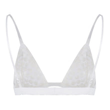 Women Sexy Floral Sheer Lace Triangle Bralette Unpadded Bra Crop Top Lingerie J4U66