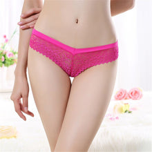 Women Sexy Lace Thong Low Waist V-string Briefs Panties Thongs G-string Lingerie Women Underwear J4U66
