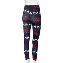 Fashion Women Skinny Leggings Stretchy Flower Deer Printed Pencil Pants Women Leggings Plus Size  J4U66