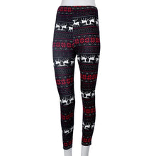 Fashion Women Skinny Leggings Stretchy Flower Deer Printed Pencil Pants Women Leggings Plus Size  J4U66