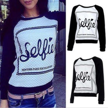 Women Sportswear Printed Letter Tracksuits Long-sleeve Casual Hoody J4U66