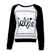 Women Sportswear Printed Letter Tracksuits Long-sleeve Casual Hoody J4U66