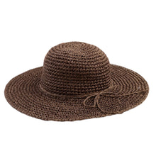 women straw hat wide brim woven design foldable sun beach hat coffee chapeu feminino J4U66
