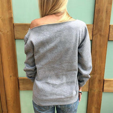 Fashion Women Tops Sexy Letters Print Long Sleeves Pullover Sweater Shirt Casual J4U66