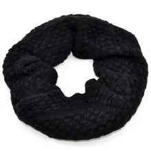 women warm knitted neck circle wool cowl snood long scarf shawl scarfs wraps accessories J4U66