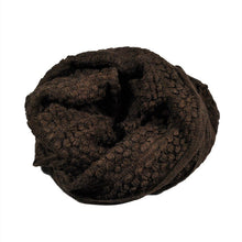 women warm knitted neck circle wool cowl snood long scarf shawl scarfs wraps accessories J4U66