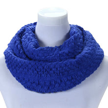 Warm Knitted Neck Circle Wool Cowl Snood Long Scarf Shawl Scarfs Wraps Accessories J4U66