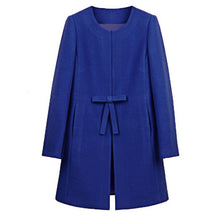 Fashion Women Wool Cashmere Long Coat Blazer Suit Coat Outwear XXL Manteau Femme J4U66
