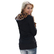 Fashion Women's Black Hoody Hoodie Long Sleeve Hooded Sweatshirt Pullover Jumper Coat PY3 J4U66