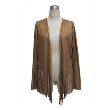 Fashion Women's Casual Long Sleeve Tassel Cardigan Sweater Jacket Coats Outwear PY3 J4U66