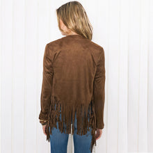 Fashion Women's Casual Long Sleeve Tassel Cardigan Sweater Jacket Coats Outwear PY3 J4U66
