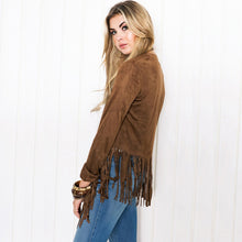 Fashion Women's Casual Long Sleeve Tassel Cardigan Sweater Jacket Coats Outwear PY3 J4U66