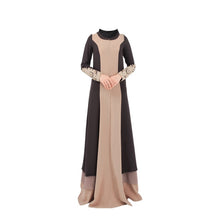 Fashion Women's Kaftan Dress Abaya Islamic Muslim Long Sleeve Maxi Dress M L XL PY3 J4U66