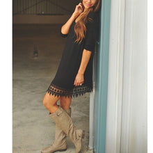 Fashion Women's Long Loose Tops Long Sleeve Casual T shirt Blouse Mini Dress PY3 J4U66