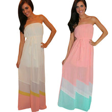 Fashion Women's Sexy Beach Boho Maxi Long Evening Party Sleeveless Sundress J4U66