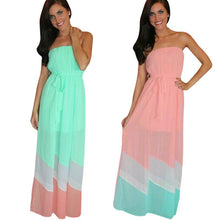 Fashion Women's Sexy Beach Boho Maxi Long Evening Party Sleeveless Sundress J4U66