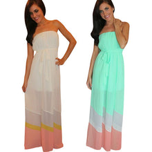 Fashion Women's Sexy Beach Boho Maxi Long Evening Party Sleeveless Sundress J4U66