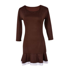 Women's Dress Sexy 3/4 Sleeve Casual Bodycon Party Clubwear Trumpet Dresses J4U66