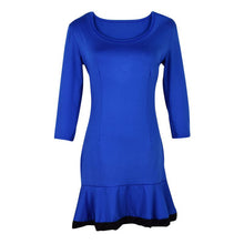 Women's Dress Sexy 3/4 Sleeve Casual Bodycon Party Clubwear Trumpet Dresses J4U66