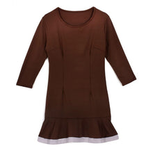 Women's Dress Sexy 3/4 Sleeve Casual Bodycon Party Clubwear Trumpet Dresses J4U66