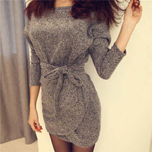 womens sexy bat long sleeve dress party club mini dress casual tunic bodycon dresses J4U66