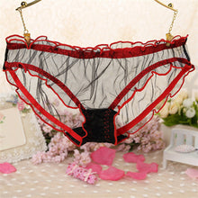 Womens Sexy Panties Briefs Lace Sheer Knickers Bikini Lingerie Underwear J4U66