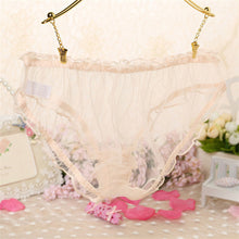 Womens Sexy Panties Briefs Lace Sheer Knickers Bikini Lingerie Underwear J4U66