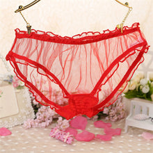 Womens Sexy Panties Briefs Lace Sheer Knickers Bikini Lingerie Underwear J4U66