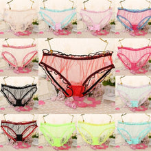 Womens Sexy Panties Briefs Lace Sheer Knickers Bikini Lingerie Underwear J4U66