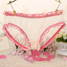Womens Sexy Panties Briefs Lace Sheer Knickers Bikini Lingerie Underwear J4U66